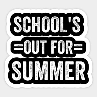 School's out for summer Sticker